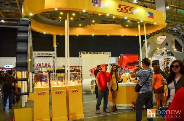 SSS Racing Sprocket Philippines Trade Show Display