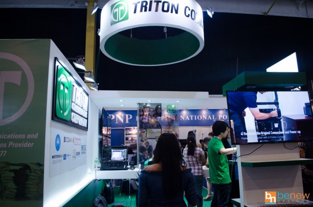 Triton Communications Corporation Exhibit Stand (ADAS 2016)