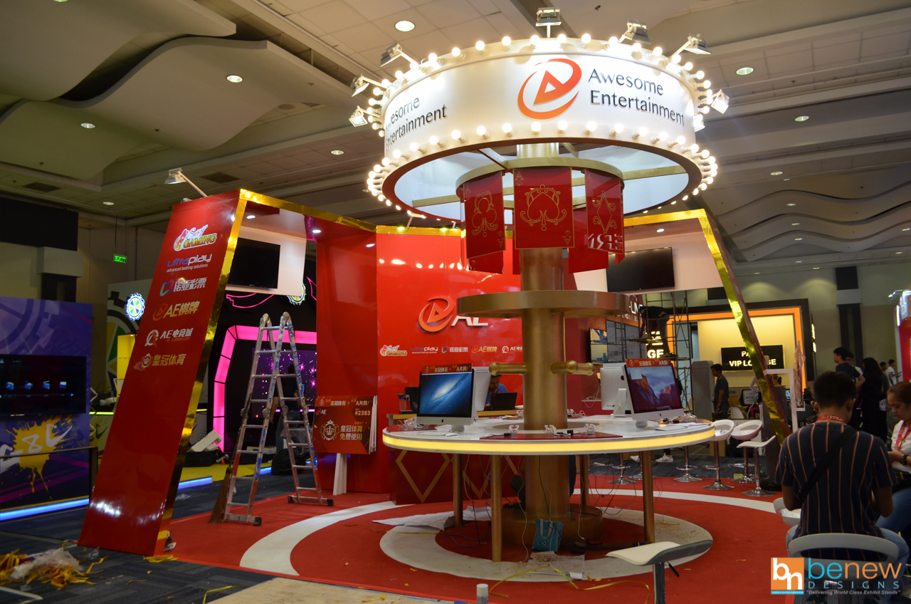 Awesome Entertainment Exhibition Stand
