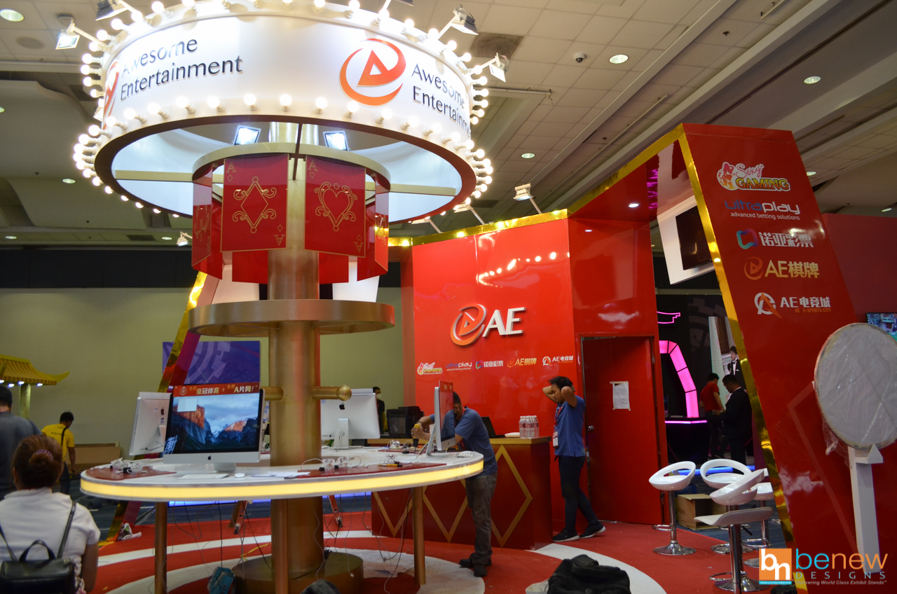 Awesome Entertainment Exhibition Stand