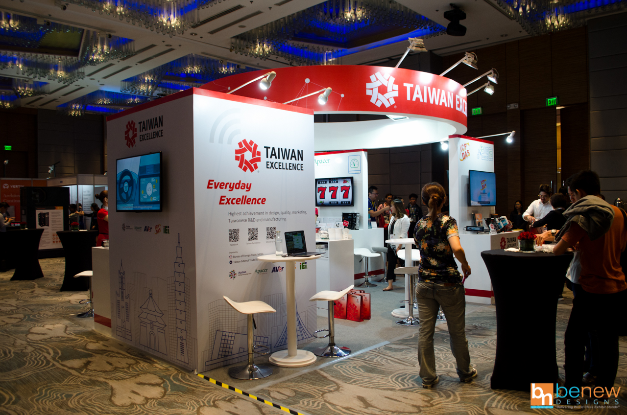 Taiwan Excellence Exhibition Stand at Asia IOT Business Platform 2019