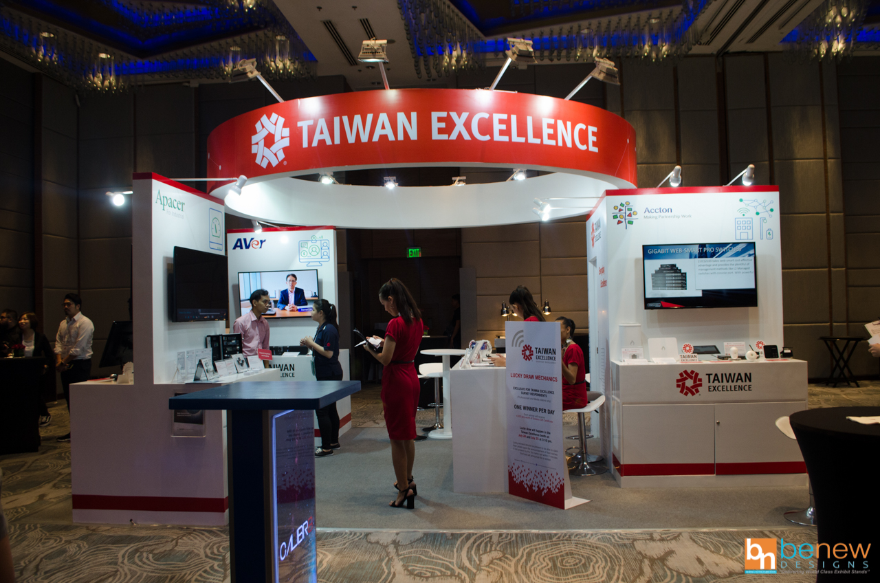Taiwan Excellence Exhibition Stand at Asia IOT Business Platform 2019