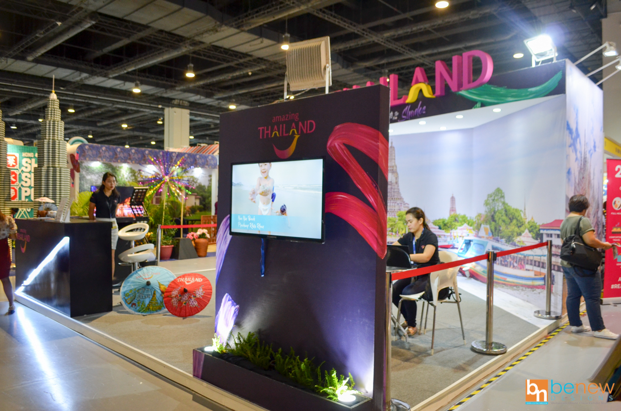 Thailand Tourism Exhibit Booth at Travel Madness Expo 2019