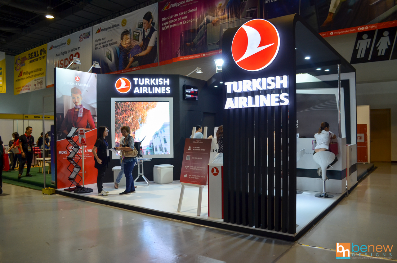 Turkish Airlines Exhibit Booth at Travel Madness Expo 2019