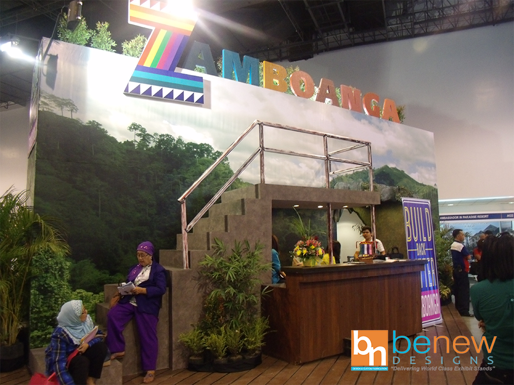 Zamboanga Tourism Tradeshow Display at Phil Travel Mart 2014