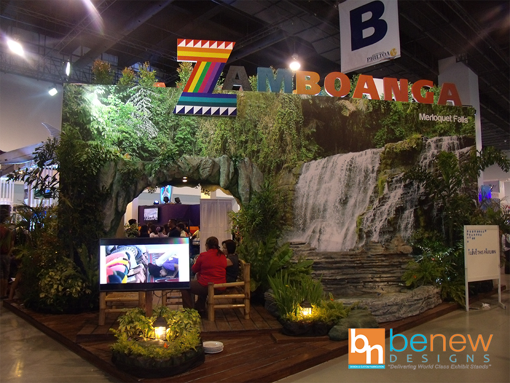 Zamboanga Tourism Tradeshow Display at Phil Travel Mart 2014