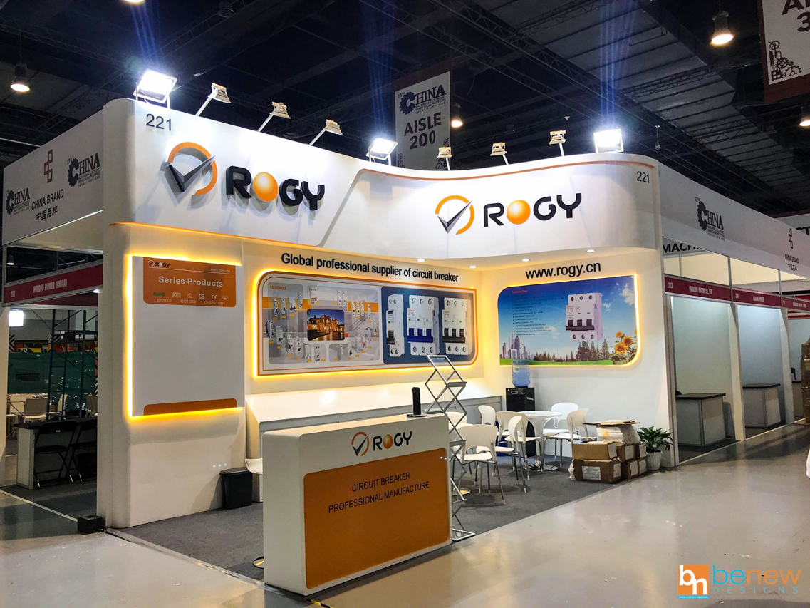 Rogy Tradeshow Display at China Machinery and Electronic Brand Show 2019