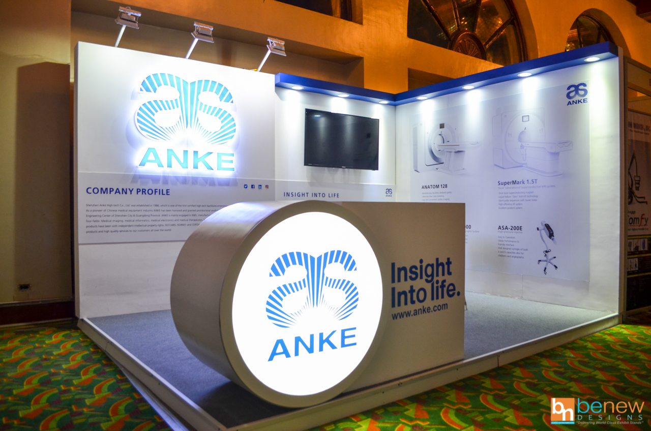 Anke Philippines Exhibit Booth at 2019 Joint Annual Convention of the CT-MRI Society of the Philippines