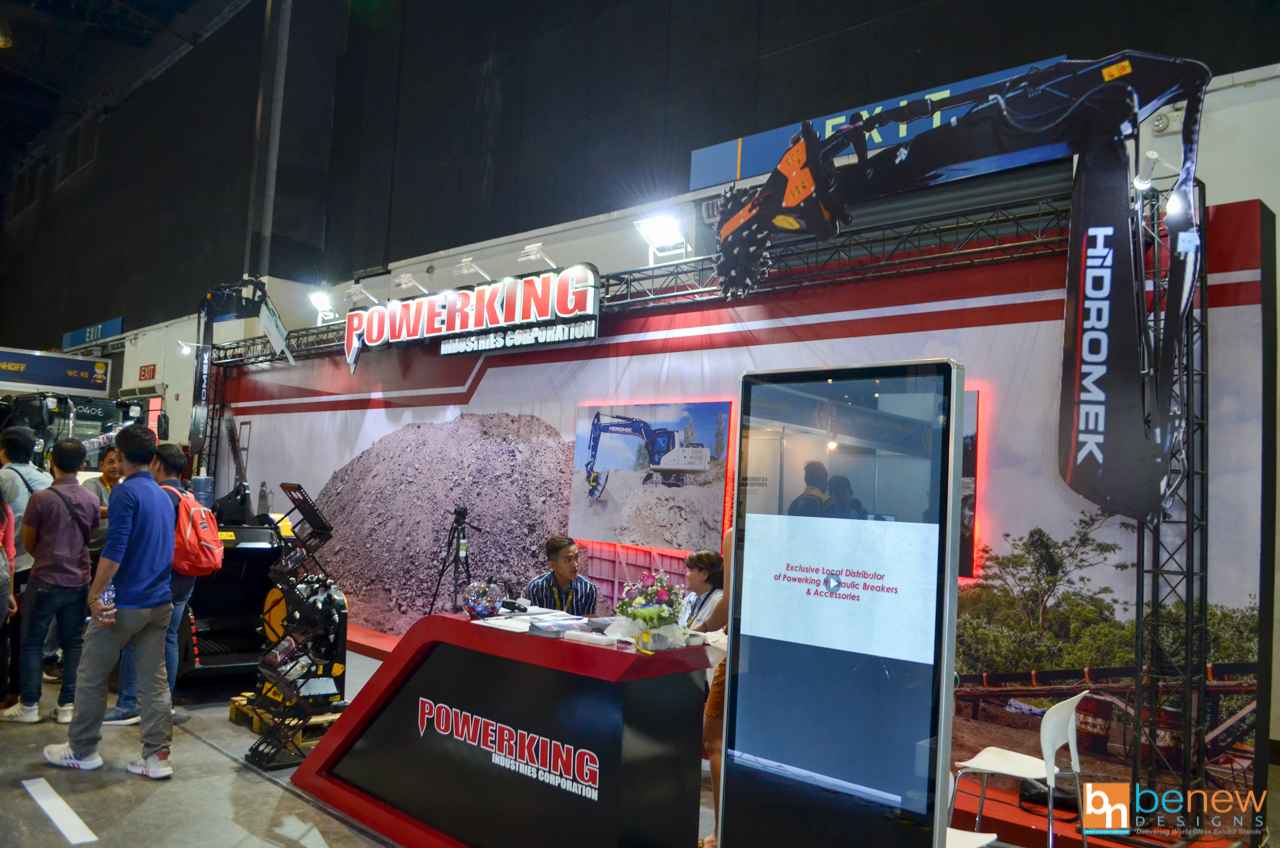Powerking Industries Exhibit Booth at PhilConstruct 2019 