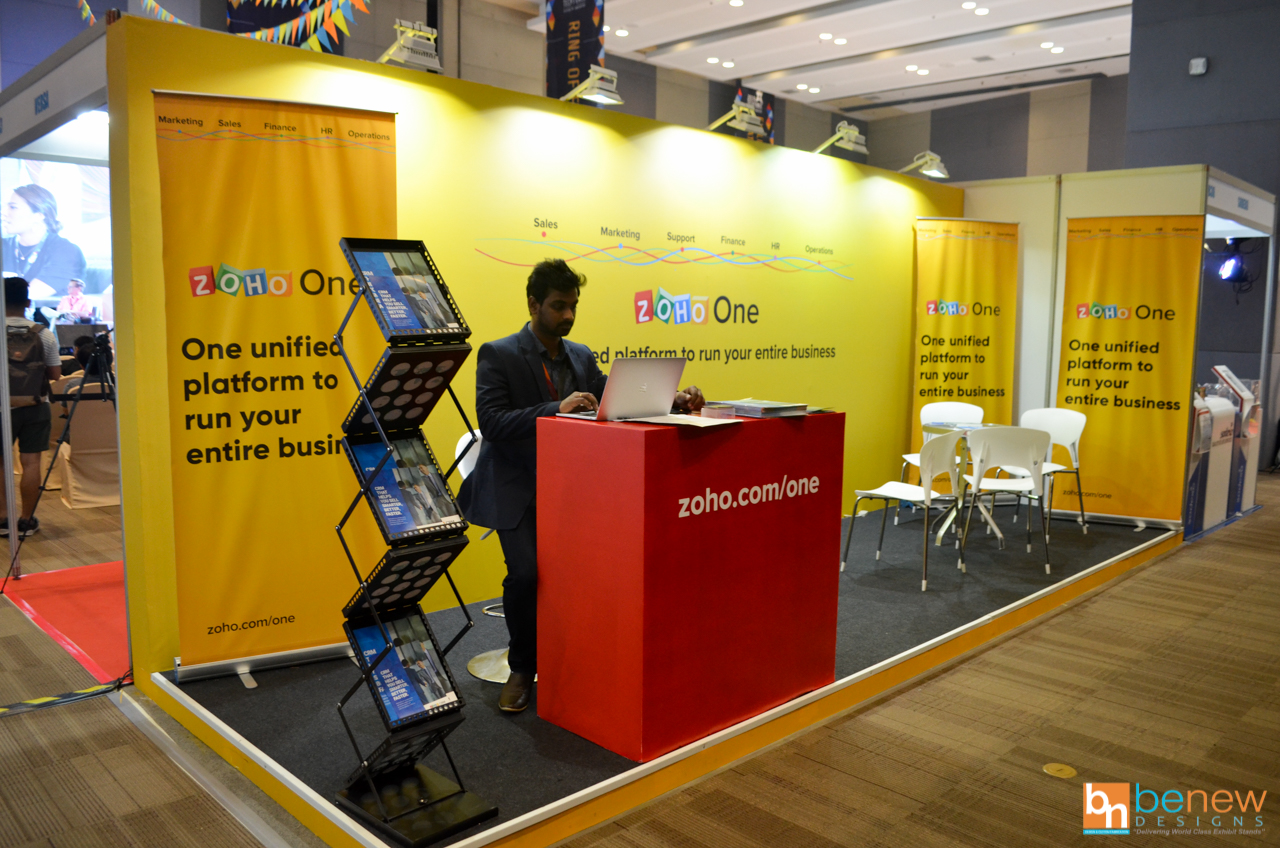 Zoho One Exhibit Booth