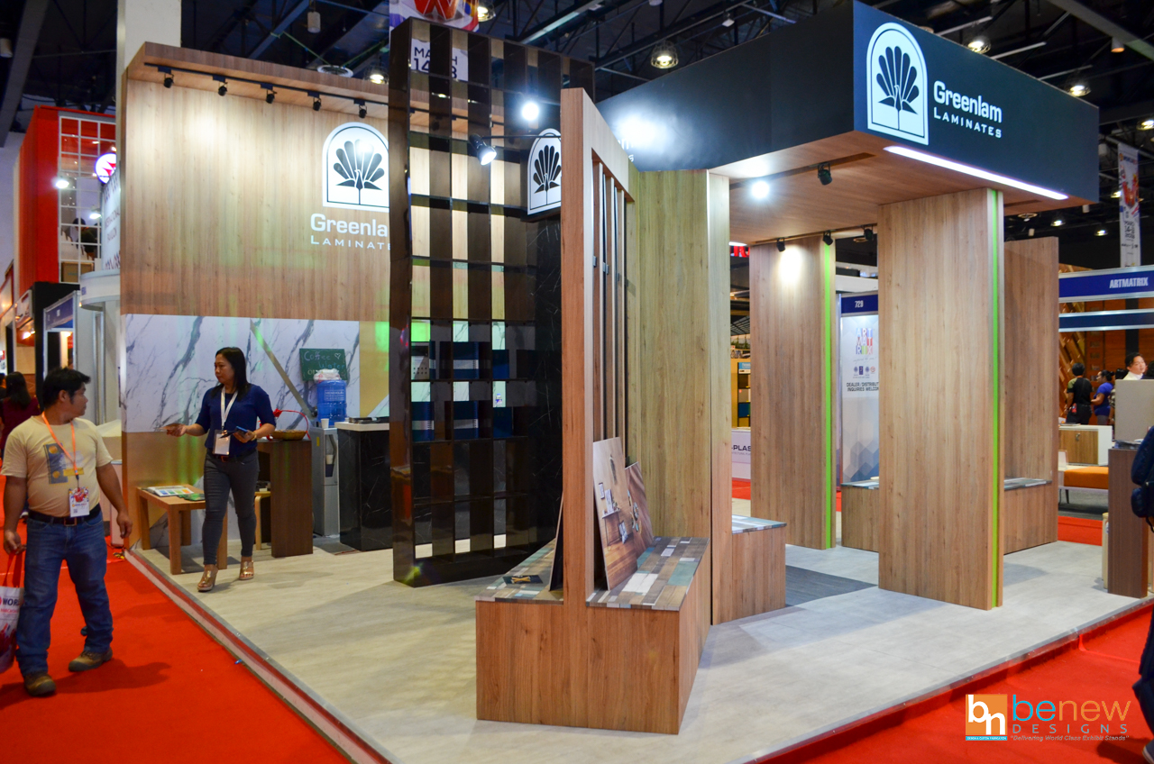 Greenlam Laminates Exhibit Booth at Worldbex 2018