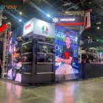 Motoworld Exhibit booth at InsideRacing Bikefest and Trade Show in World Trade Center Metro Manila