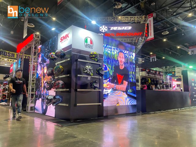 Motoworld Exhibit booth at InsideRacing Bikefest and Trade Show in World Trade Center Metro Manila