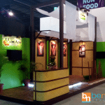 Mont Albo Massage Hut Exhibit Booth