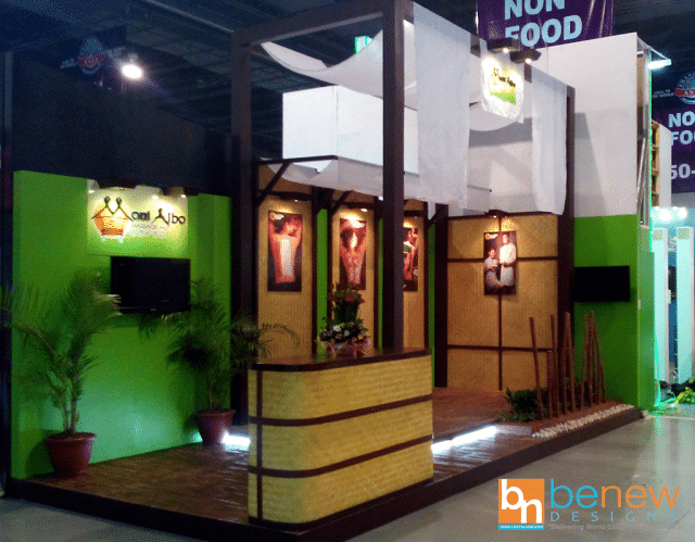 Mont Albo Massage Hut Exhibit Booth