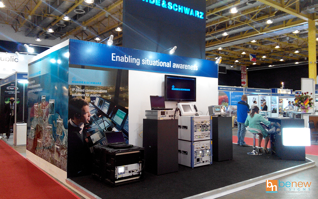 Rohde Schwarz Exhibit Booth