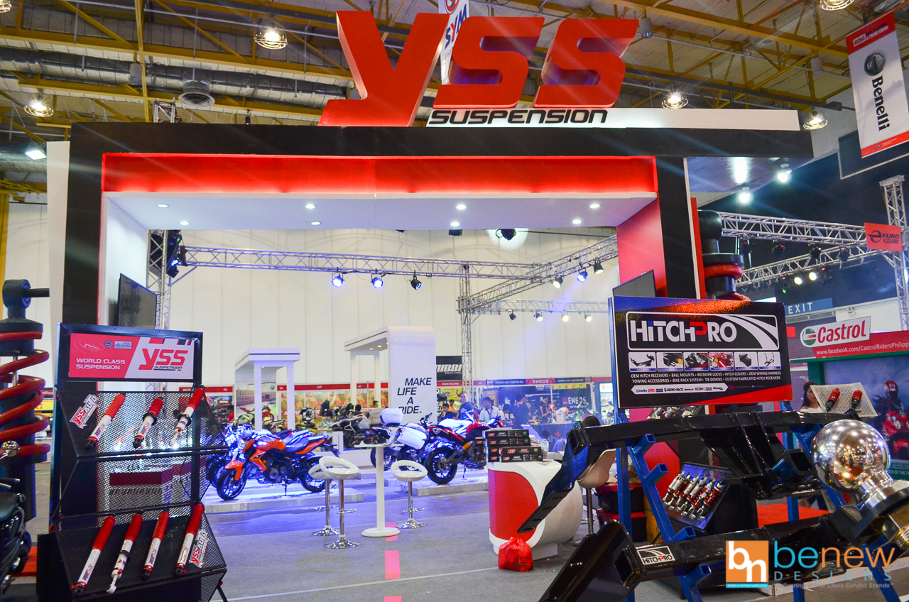 YSS Suspension Trade Show Display