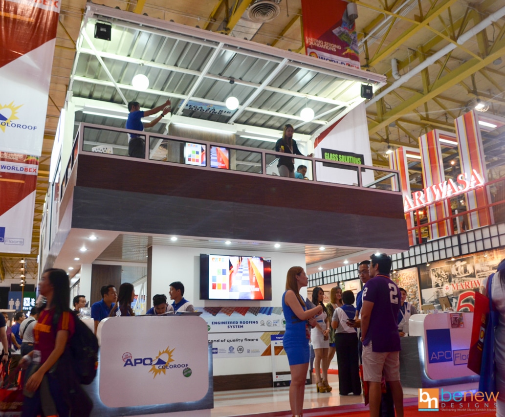 Apo Floors & Puyat Steel 2-Storey Trade Show Display