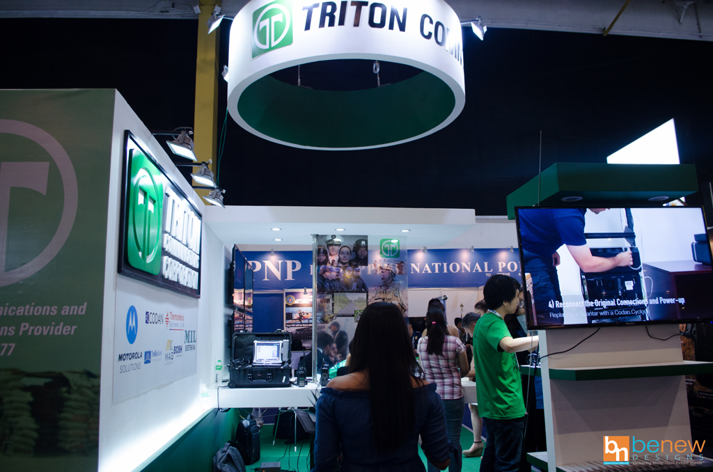 Triton Communications Corporation Exhibit Stand (ADAS 2016)