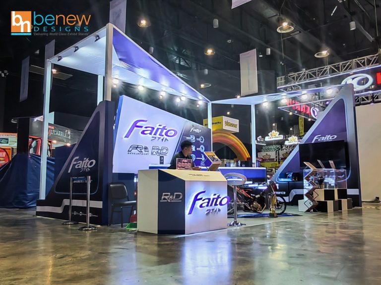 Faito Exhibit Booth at InsideRacing Bikefest and Trade Show in World Trade Center Metro Manila